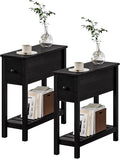 ChooChoo Narrow End Table, Small Side Table by ChooChoo