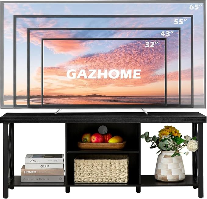 GAZHOME TV Stand for TV up to 55 Inches, TV Cabinet - Image 5