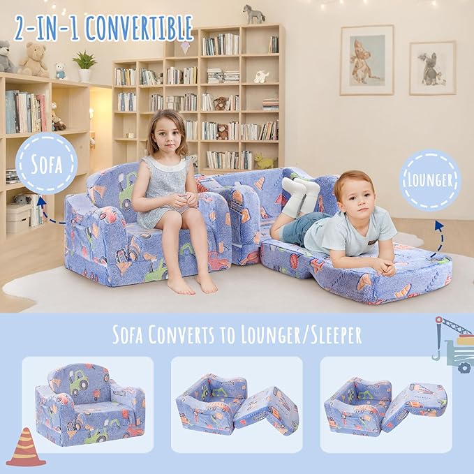 Thick Comfy Toddler Chair and Couch - Image 4