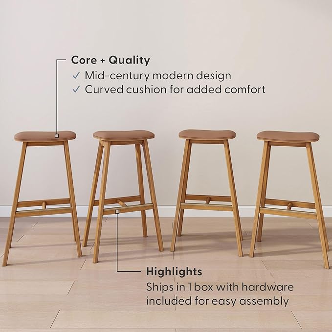 Plank+Beam Beryl Bar Height Stool - Image 4