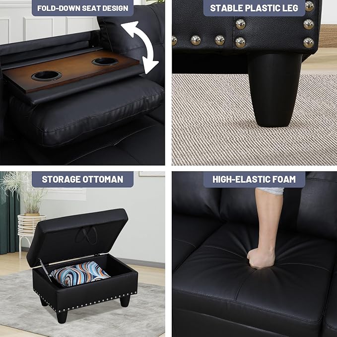 L Shaped Modular Sectional Sofa - Image 4