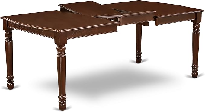 East West Furniture DODA7-MAH-W 7 Piece Kitchen Table & Chairs Set Consist of a - Image 6