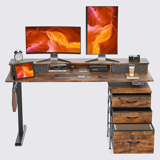 63 Inch Electric Standing Desk by REGISDESK