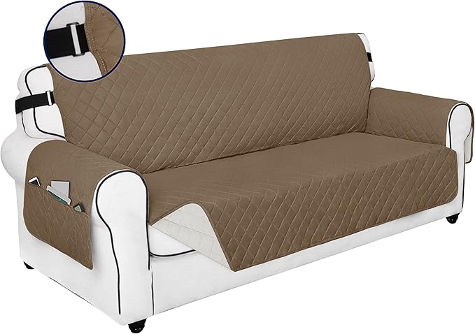PureFit Reversible Sofa Couch Cover Water Resistant Couch Covers by PureFit