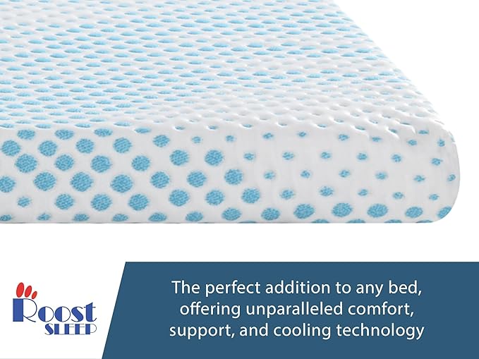 Cool Cloud Supreme 3 Inch Gel Memory Foam Queen Mattress Topper – Cooling - Image 7