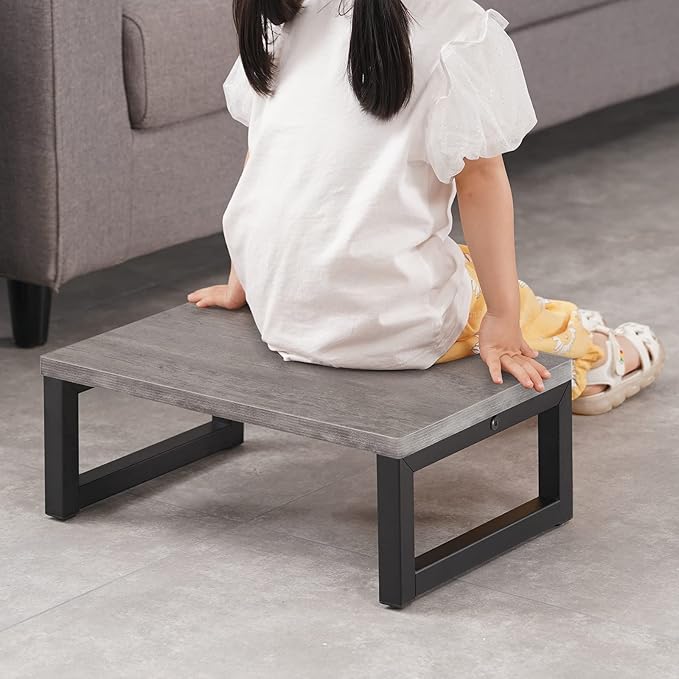 Snughome Wooden Step Stools for Adults Kids, Solid Portable Wooden Bedside Step - Image 3