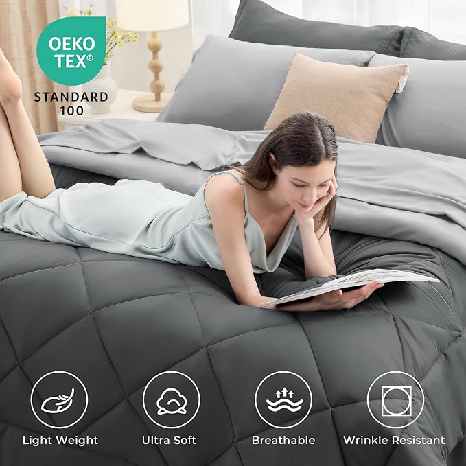 HEVUMYI Twin-XL Comforter Set - Image 3