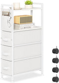 3 Drawer Small Narrow Side End Table by Oppro