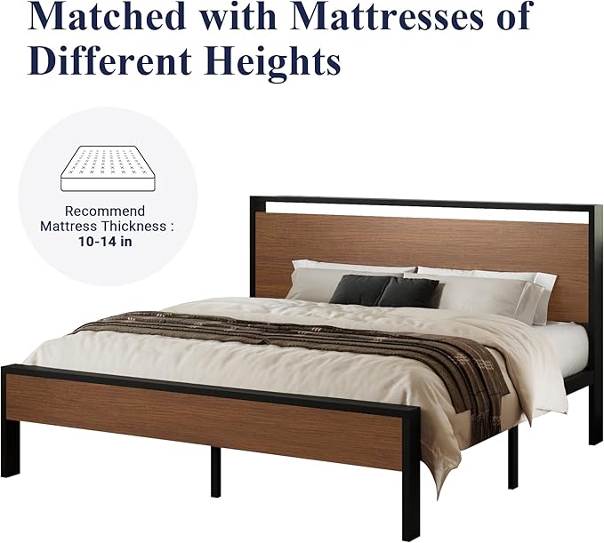 Allewie King Size Platform Bed Frame - Image 7