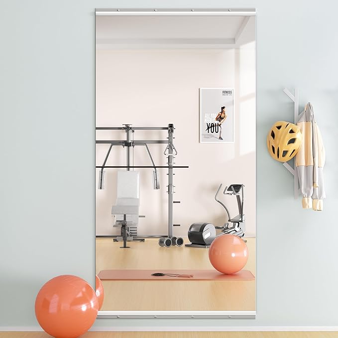 Hasipu Home Gym Mirror 71" L x 32" W by Whatssuitableisthebest