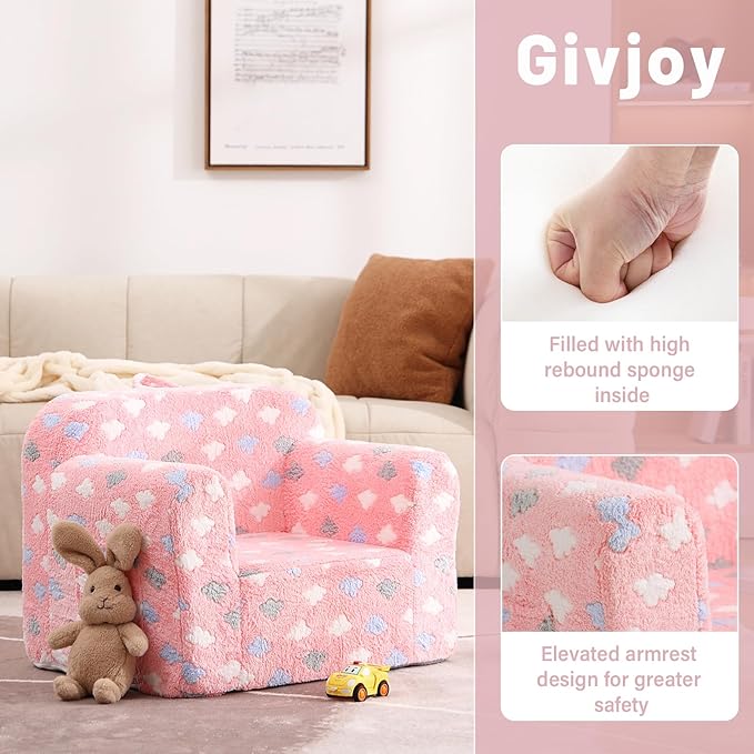 Toddler Chair – Plush Kids Sofa - Image 6