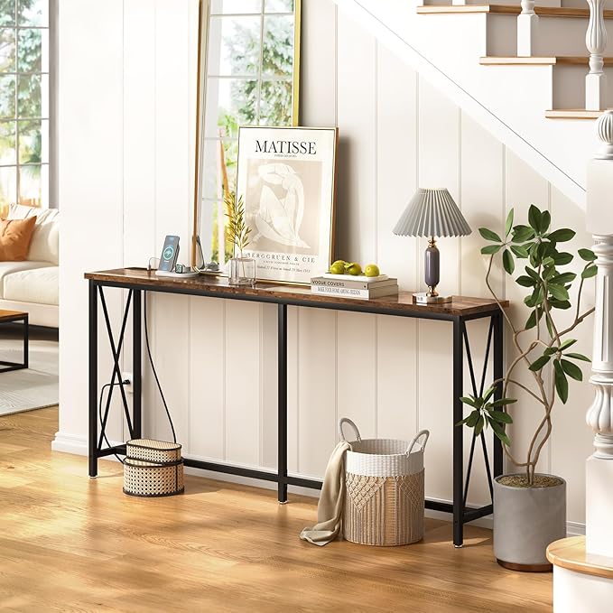 SUPERJARE 70 Inch Console Table - Image 2