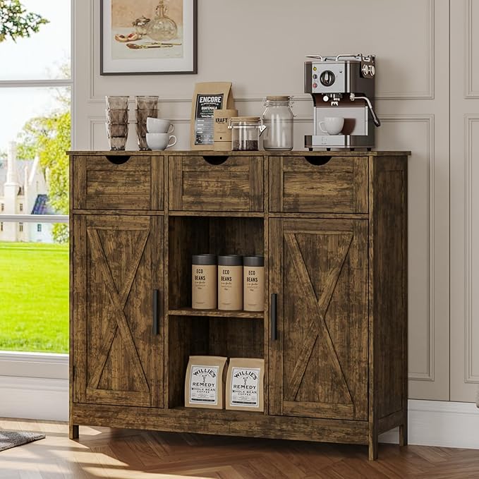 Storage Cabinet, Coffee Bar Cabinet - Image 6