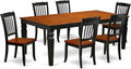 East West Furniture LGDA7-BCH-W 7 Piece Dining Room Furniture Set Consist of a by EastWestFurniture