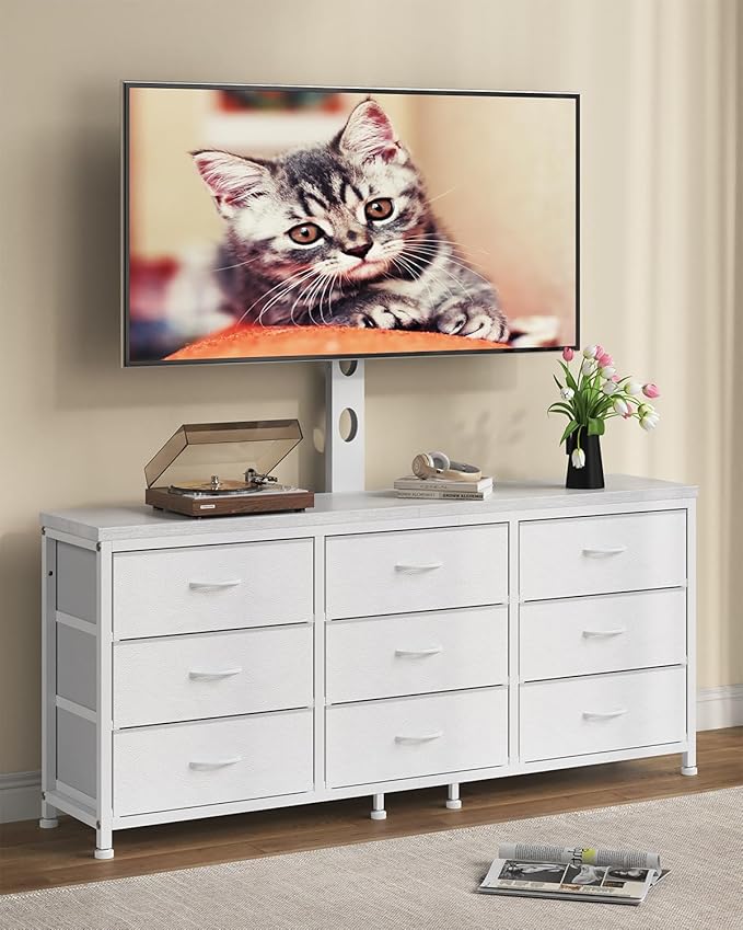 TV Stand with Mount for 32/55/65/75/85 inch TVs, Entertainment Center with 9 by Unknown
