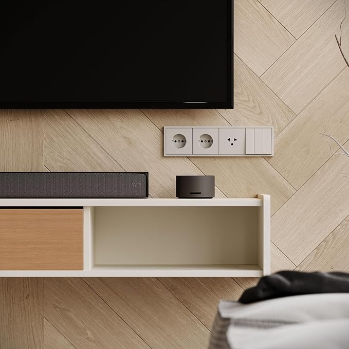 94'' Floating TV Stand, Wall Mounted TV Console, Floating TV Cabinet, Under TV - Image 7
