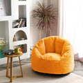 N&V Medium Shell Bean Bag Chair, Adult Size Bean Bag Sack, Foam Filling by NV