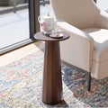 Relso Enteka Solid Mango Wood End Table – 24" Tall Accent Side Table by Relso