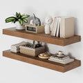 Heimlove 36 Inch Long Walnut Floating Shelf by Heimlove