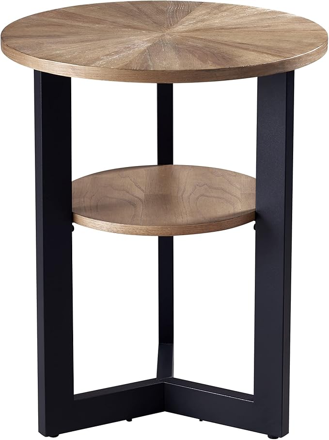 MODERION Round End Table with Storage - Image 4