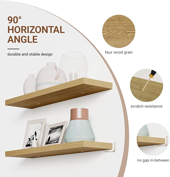 Heimlove 40 Inches Floating Shelves - Image 5