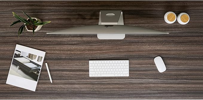 Kaboon Universal Tabletop 59.1"x23.62", Solid One-Piece Melamine Table Top - Image 2