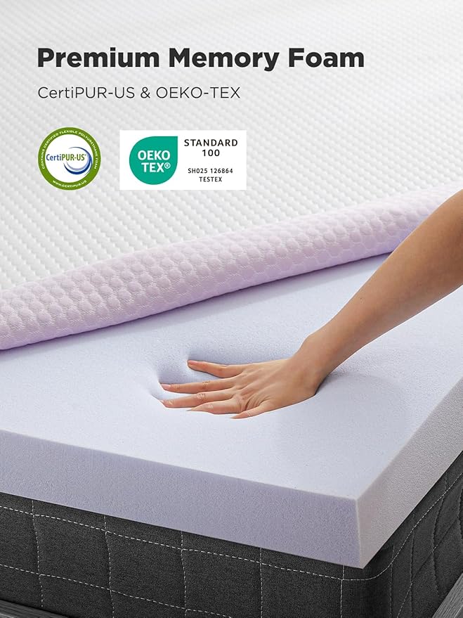 PERLECARE 3 Inch Mattress Topper King - Image 7
