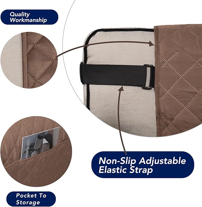 PureFit Reversible Sofa Couch Cover Water Resistant Couch Covers - Image 3