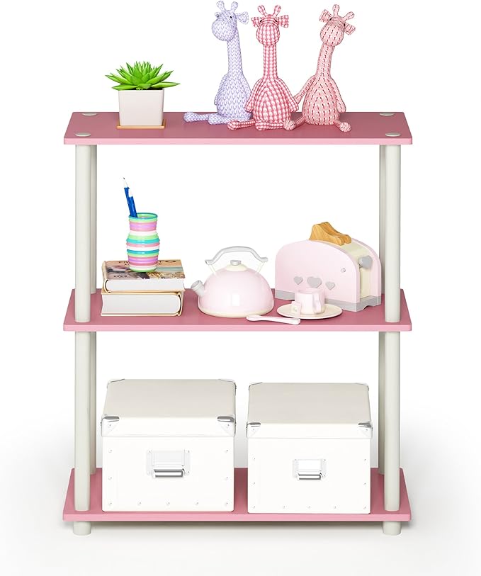Furinno Turn-N-Tube 3-Tier Compact Multipurpose Shelf Display Rack - Image 6