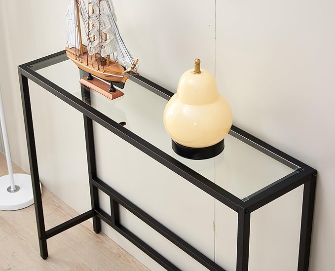 MAJARO Small Modern Console Table - Image 4