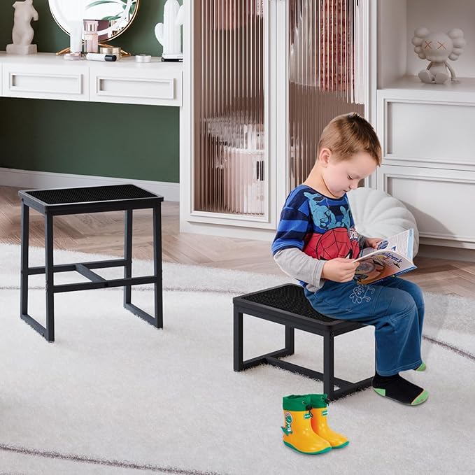 Step Stool for Kids Adults, Holds up to 500Lb, 3 in1 Heavy Duty Sturdy Two Foot - Image 7