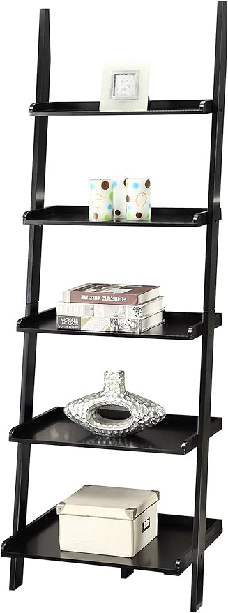Convenience Concepts American Heritage 5 shelves Bookshelf Ladder - Image 5