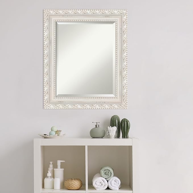 Amanti Art White Bathroom Mirror - Image 5