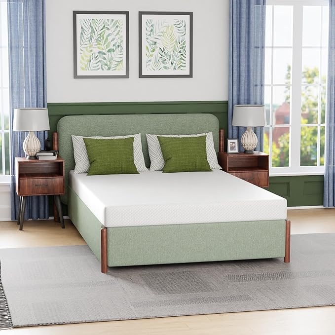FDW | 6 Inch Full Mattress | Medium Firm | Gel Memory Foam Mattress | White | - Image 7