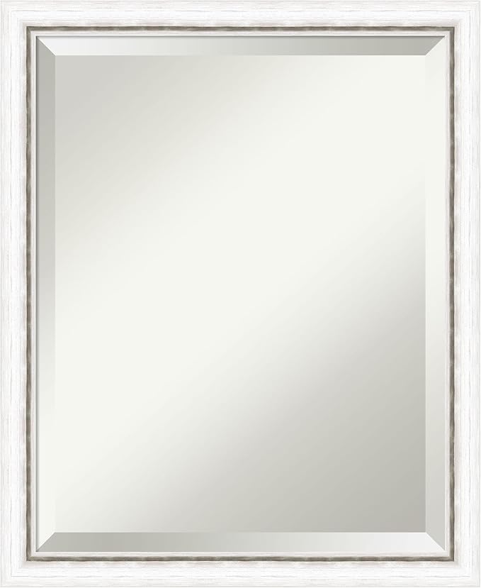 Amanti Art White Bathroom Mirror by AmantiArt