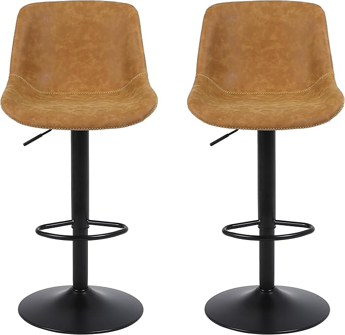 Bar Stools, Swivel Counter Height Barstools - Image 7