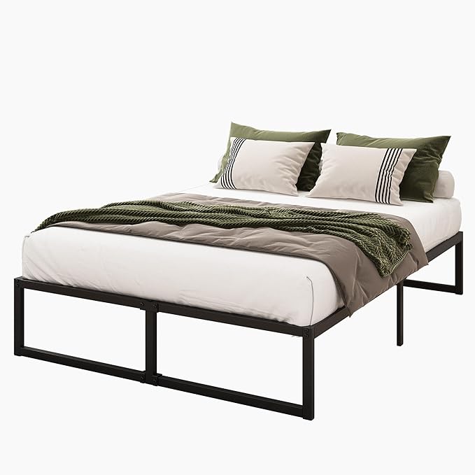 14 Inch King Bed Frame Sturdy Mattress Foundation, Heavy Duty Metal Platform - Image 8