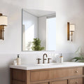 Frameless Mirror, 24x30 Inch Bathroom Mirror by CILIBER