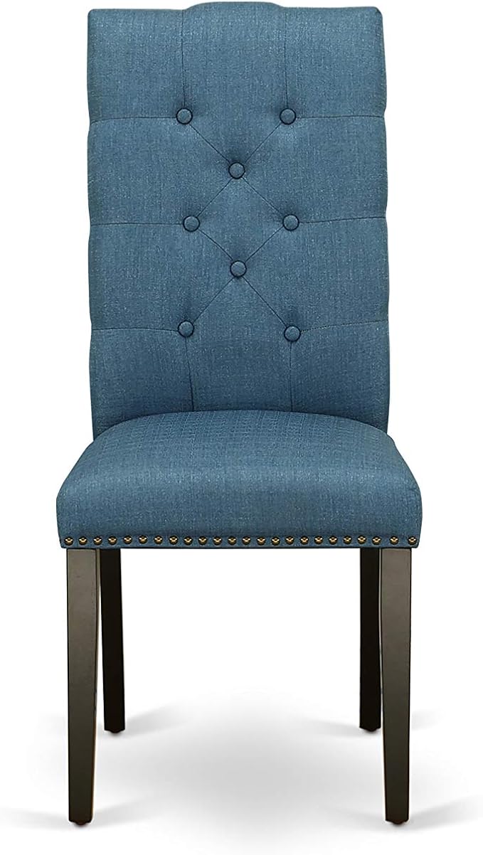 East West Furniture ELP1T21 Elsa Parson Kitchen Chairs - Image 4