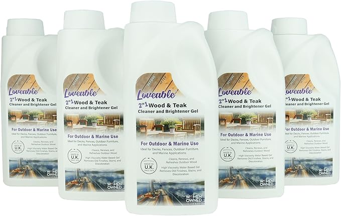 EcoDecors Loveable 2 in 1 Wood & Teak Cleaner and Brightener Gel, 1 L, - Image 5