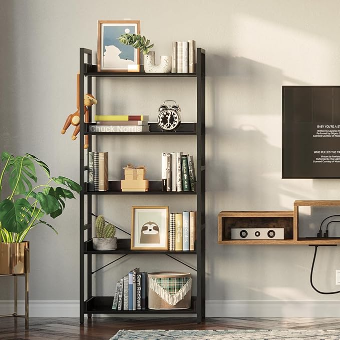 Rolanstar Bookshelf 5 Tier - Image 5