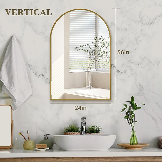 Arched Wall Mirror for Bathroom - Image 7