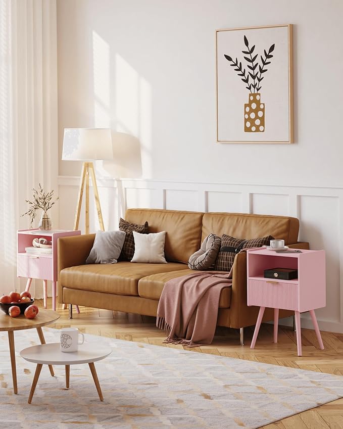 Nightstand, Modern Bedside Table - Image 3