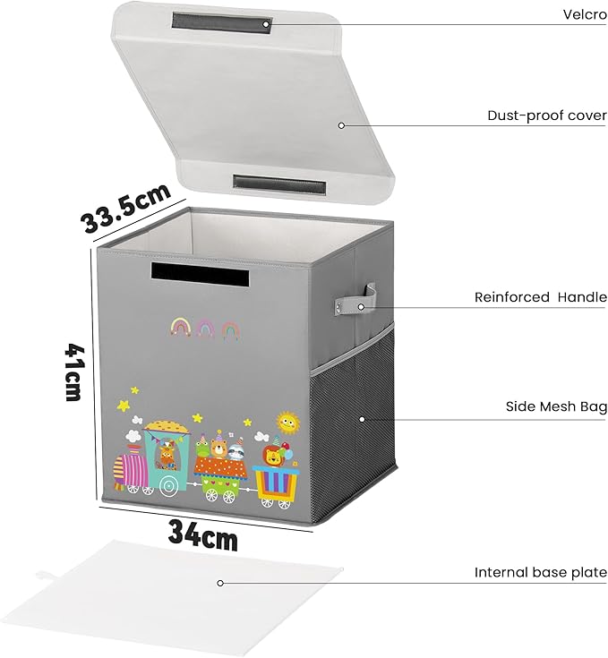 40L Large Toy Storage Box with Lid, Large Toy Box Chest - Image 3