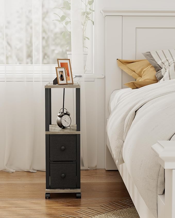 TUTOTAK Small Narrow End Tables, Side Tables - Image 8