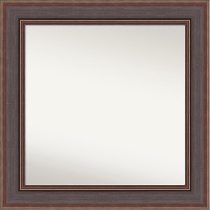 Amanti Art Brown Bathroom Mirror by AmantiArt