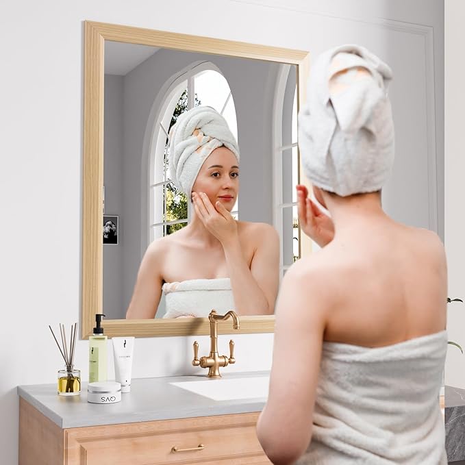 Amorho 36 X30 Inch Bathroom Mirror - Image 5