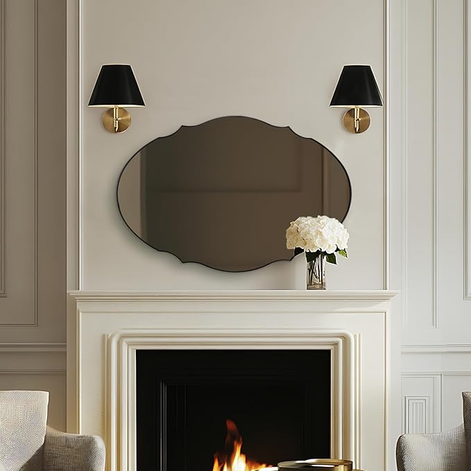 ANDY STAR Scalloped Oval Mirror - Image 3