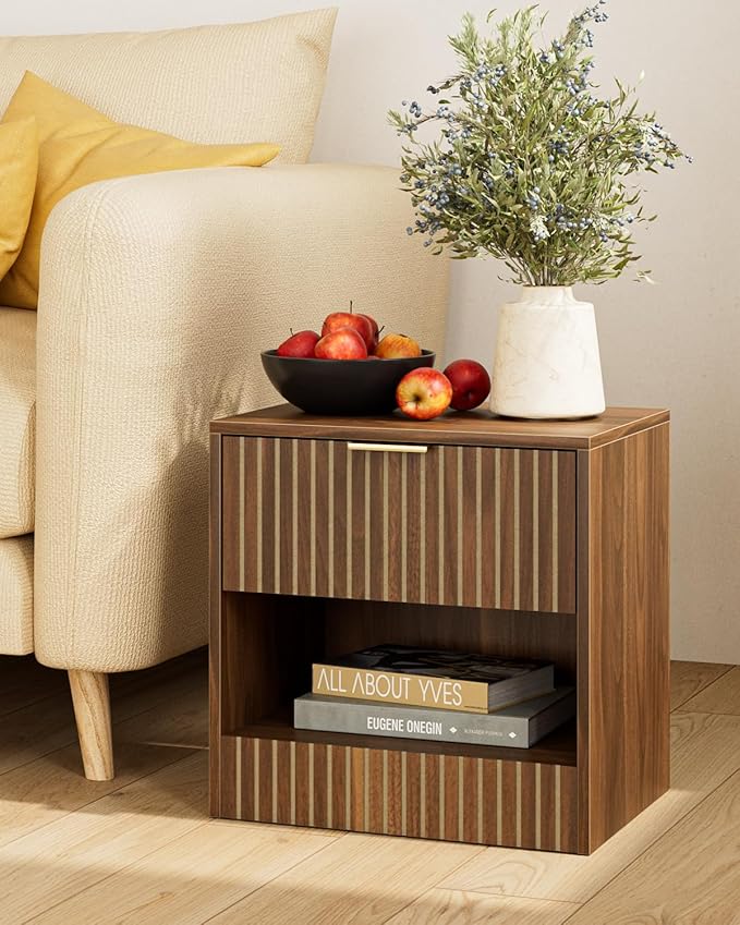 Tiny nightstand Small Night Stand Modern Bedside Table, Boho Side End Table - Image 4