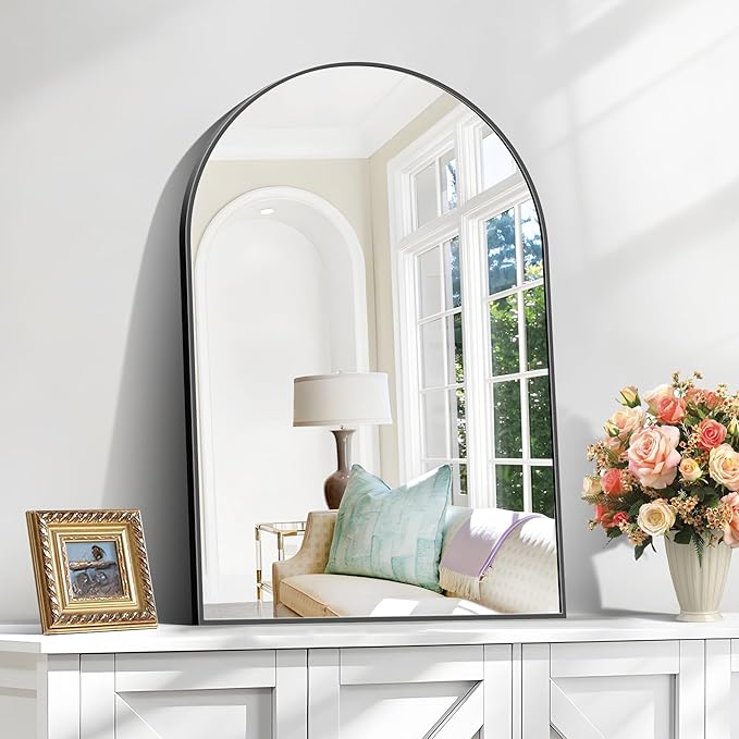 Arched Mirror, Wall Mounted Mirrors Decor Modern Dresser Mirror - Image 5